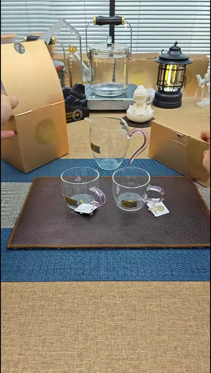 【闪购商品】禾器怡然茶海加清尚杯浅粉色金标