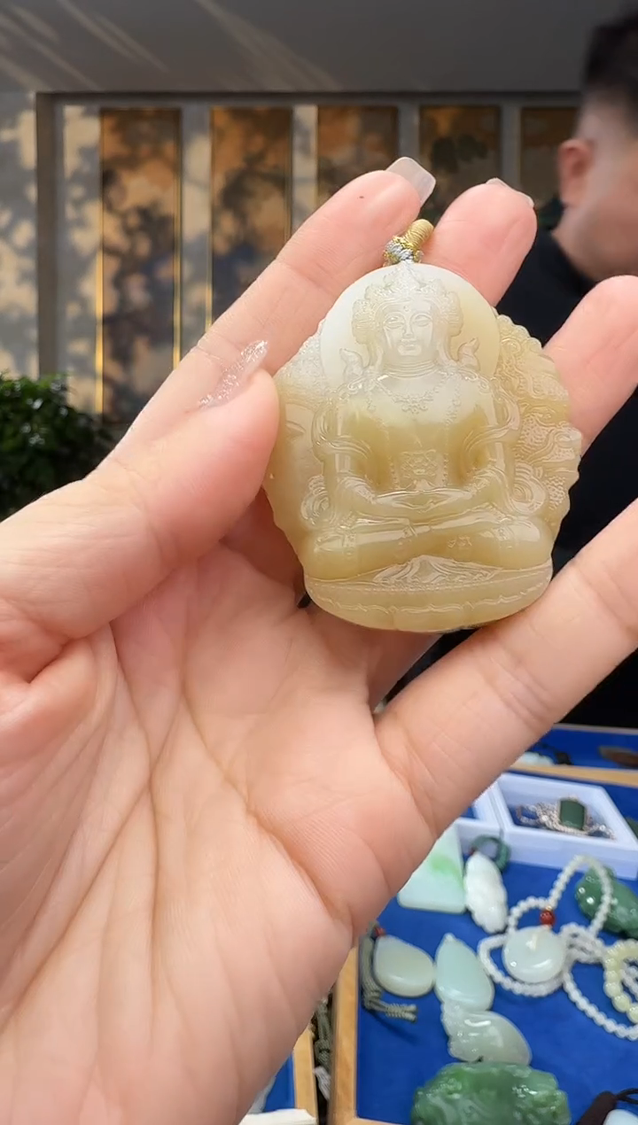 未镶嵌和田玉挂件拍一发一