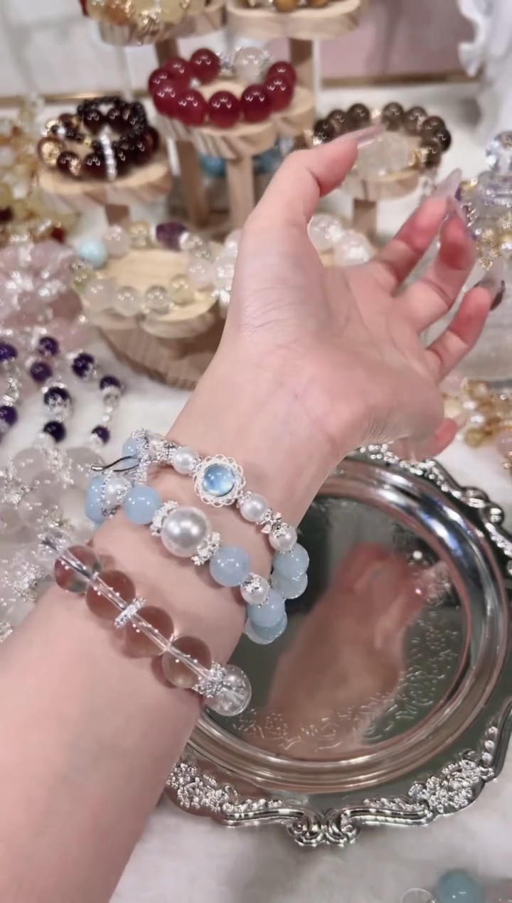 【闪购商品】水晶手链未镶嵌天然水晶默认微瑕 多样性发货发其一