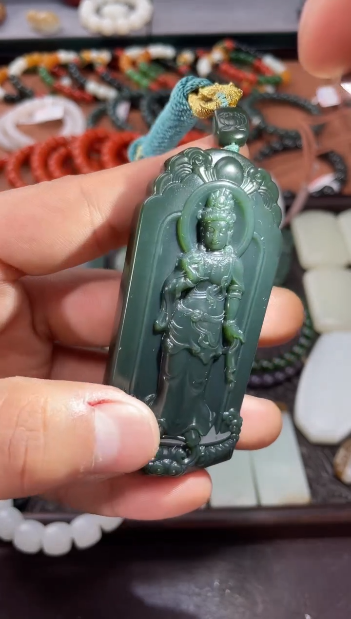 【闪购商品】和田玉配饰未镶嵌发一件THTY