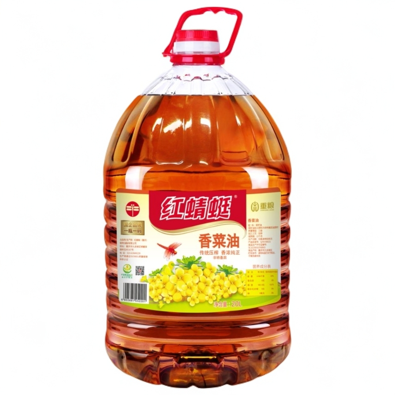 红蜻蜓非转压榨香菜油20L