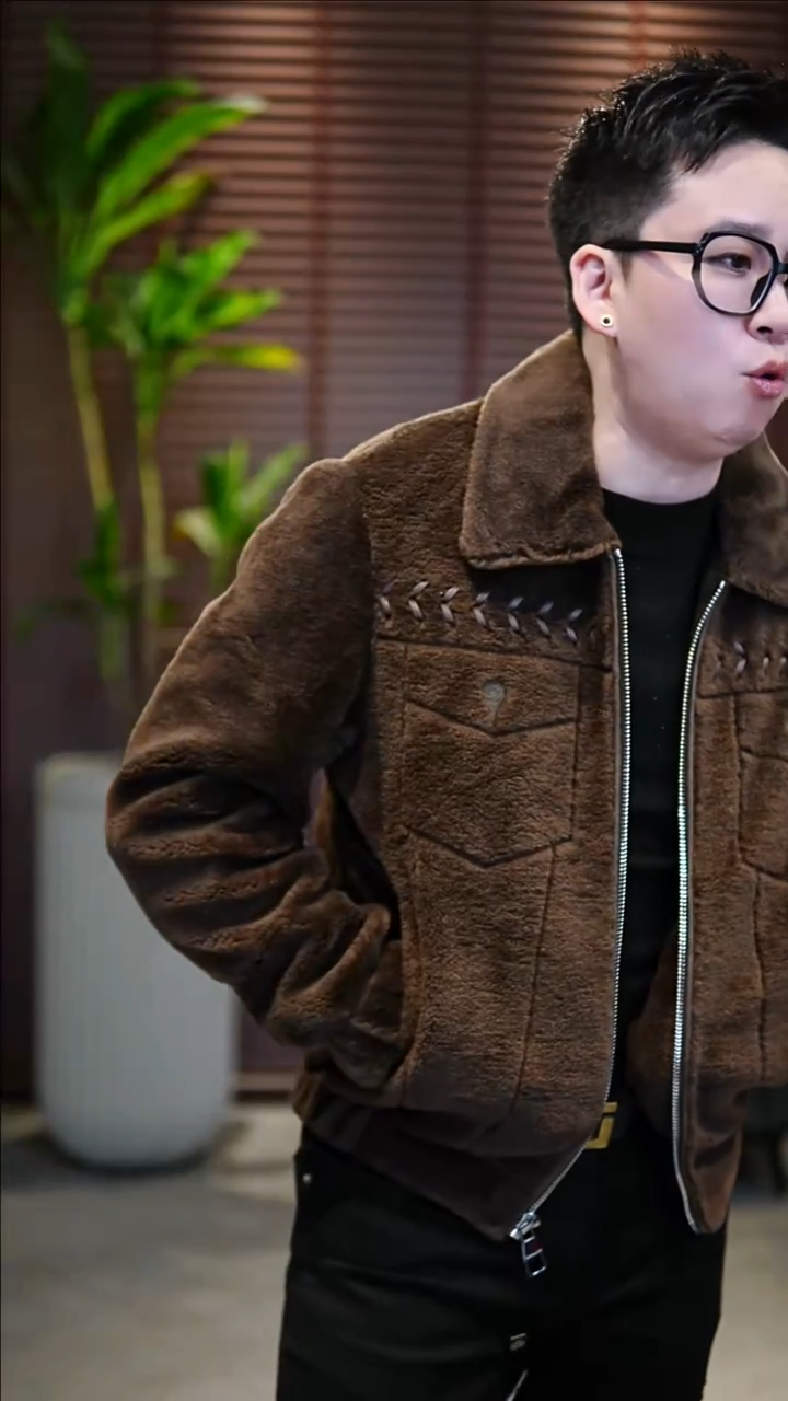 52码（145-160斤）兽王羊毛夹克