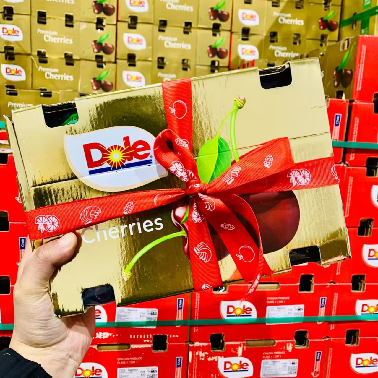 【金都乐DOLE】DOLE金都乐海运智利车厘子金都乐 4JD5JD原箱 空运桑提娜内附果径卡kg桑提娜智利