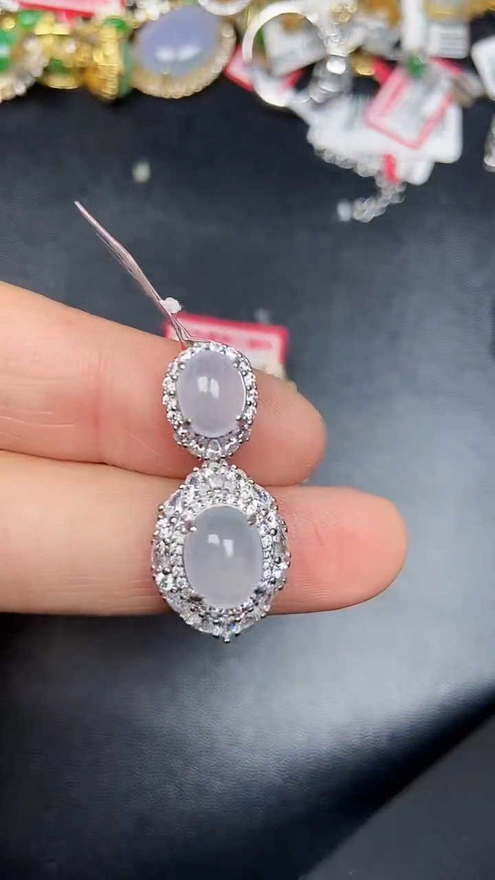 银S925镶嵌戒指翡翠2070