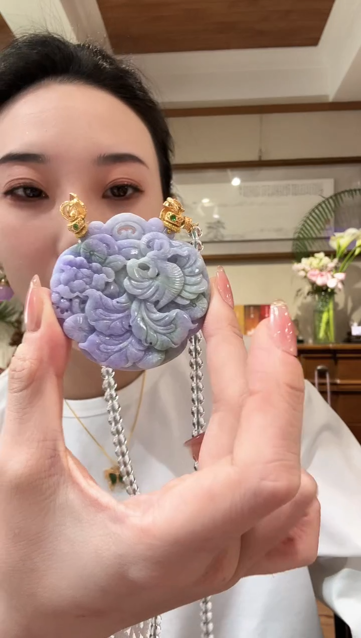 【闪购商品】翡翠颈饰未镶嵌国风