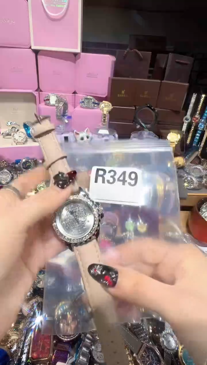 石英机芯不锈钢不锈钢直播定闪专用