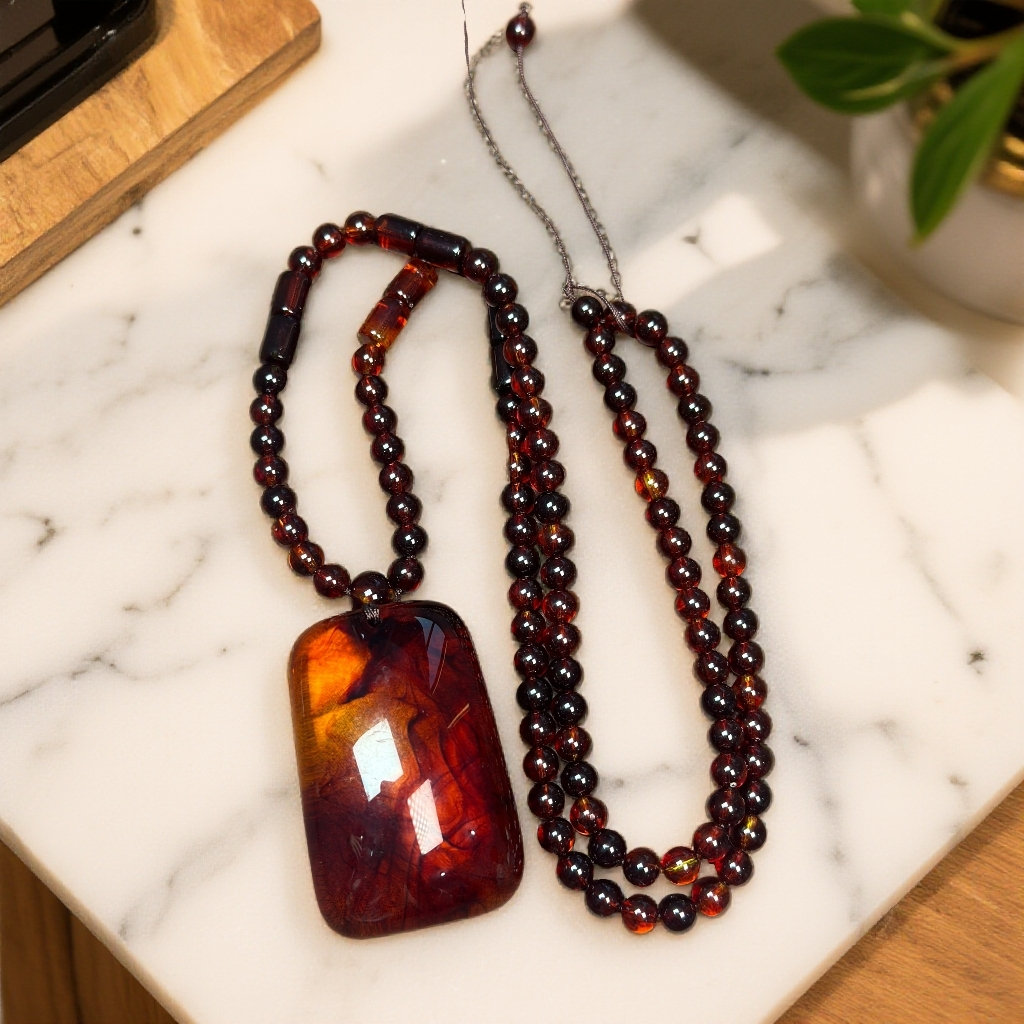 ZH-1088-无事牌项链➕礼盒