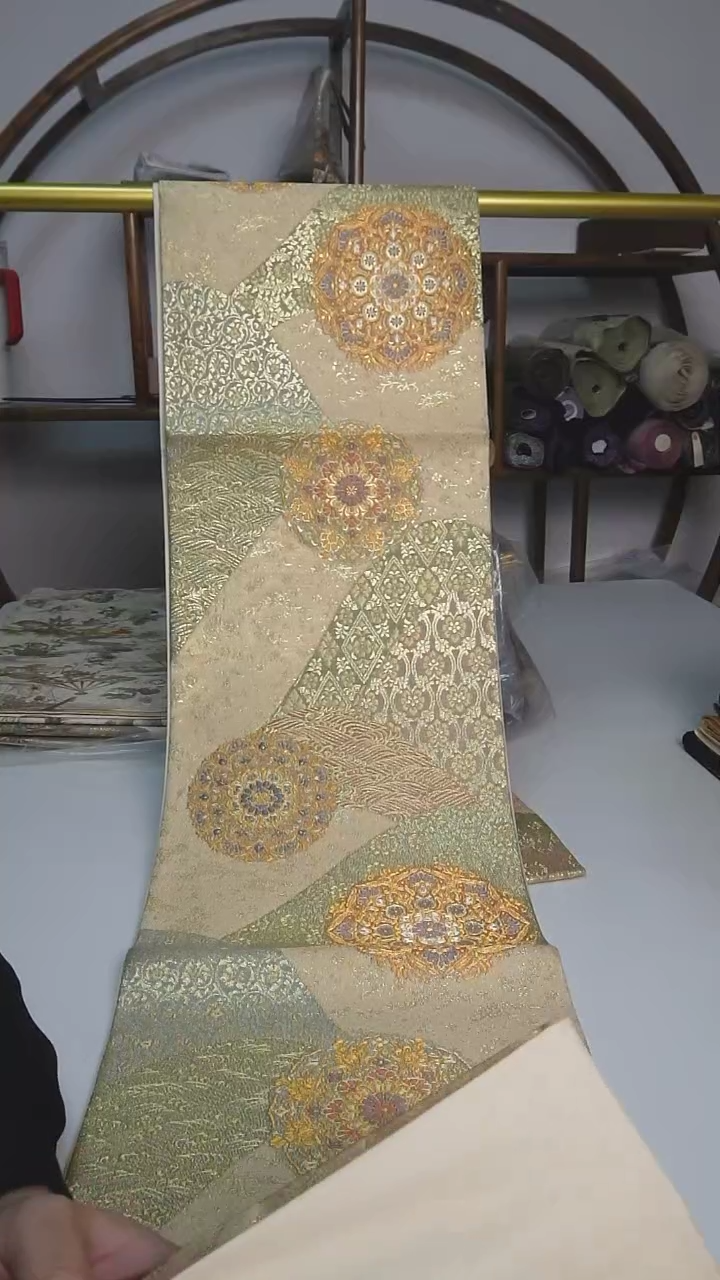 【闪购商品】织绣70西阵织六通宝相花
