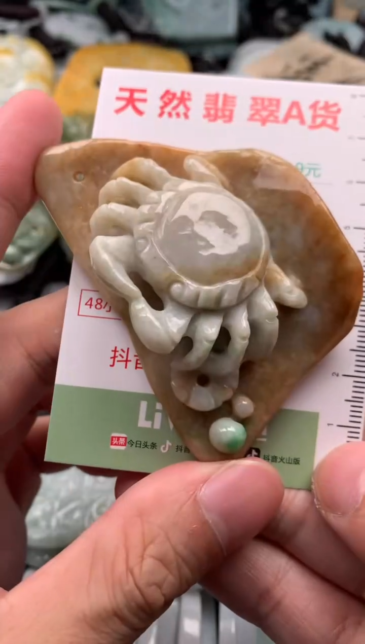 翡翠未镶嵌吊坠(不含链)1