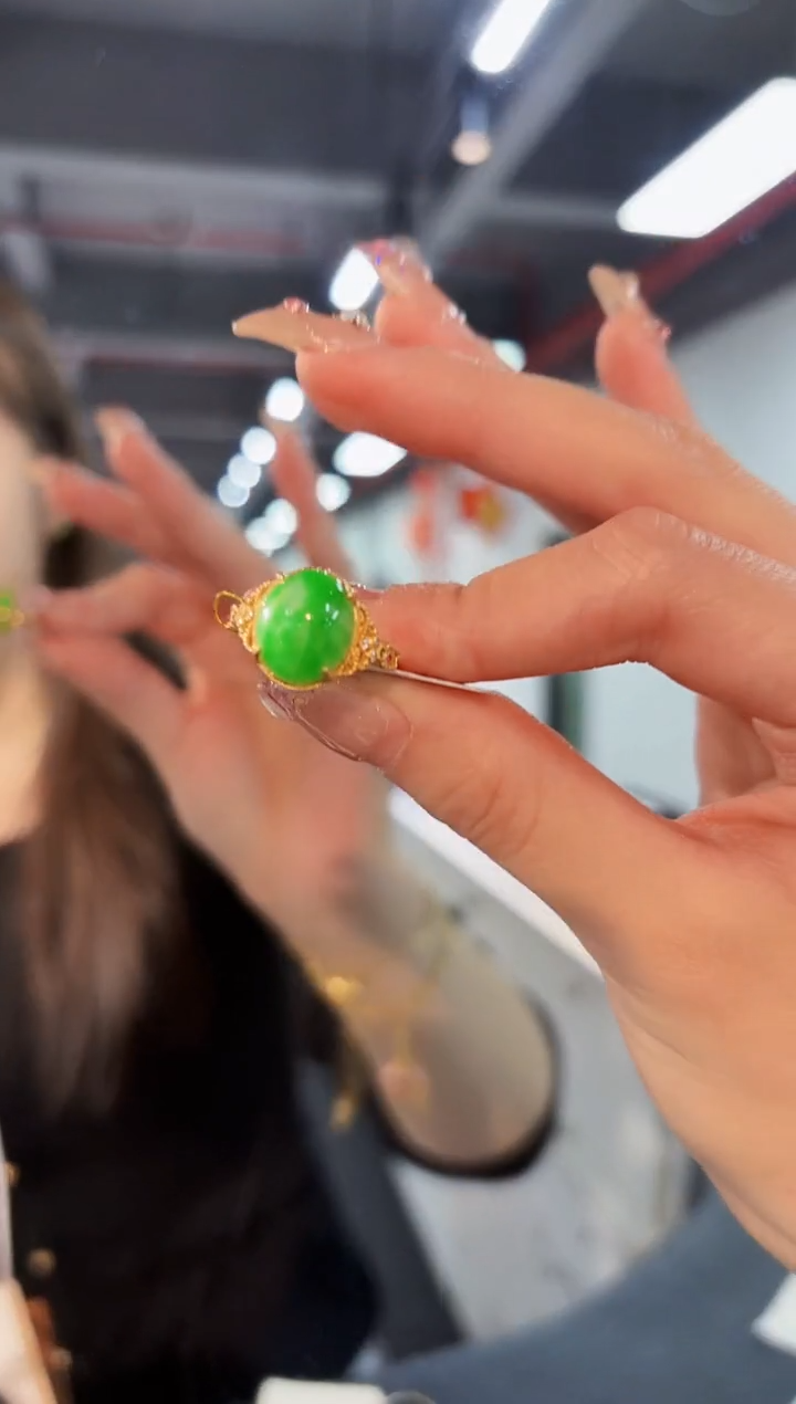 【闪购商品】翡翠戒指未镶嵌缅料A货/支持复检/一件