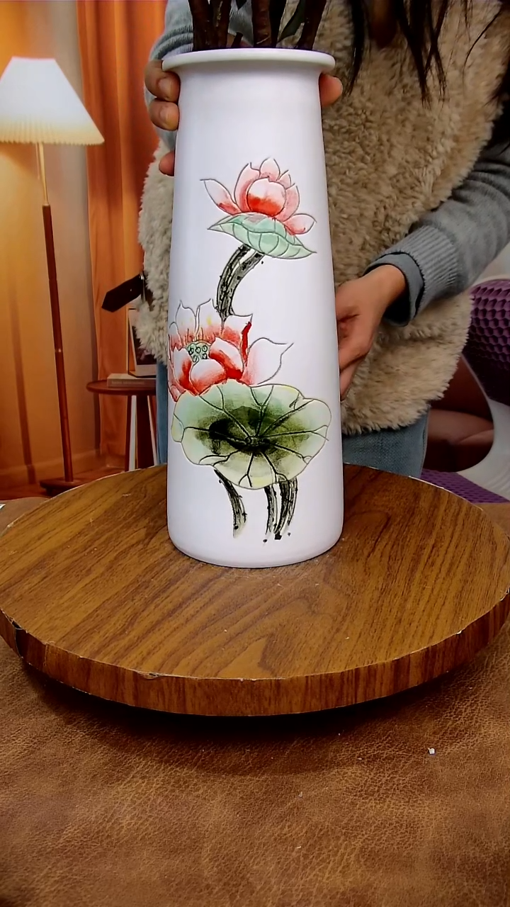 杯子陶景德镇手工手绘釉下彩陶瓷  