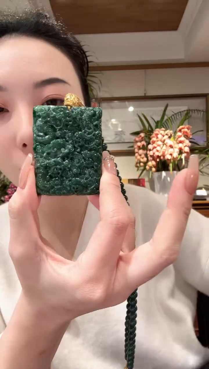 【闪购商品】翡翠颈饰未镶嵌国风