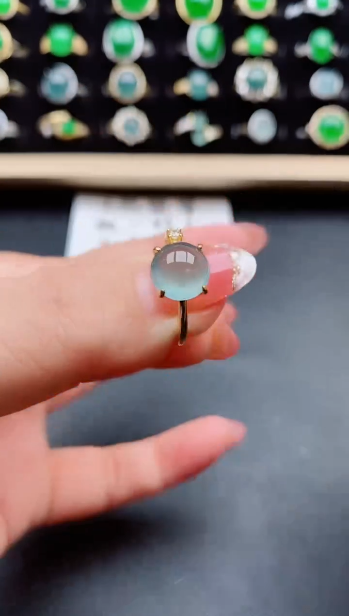 【闪购商品】翡翠戒指银S925镶嵌2121212121