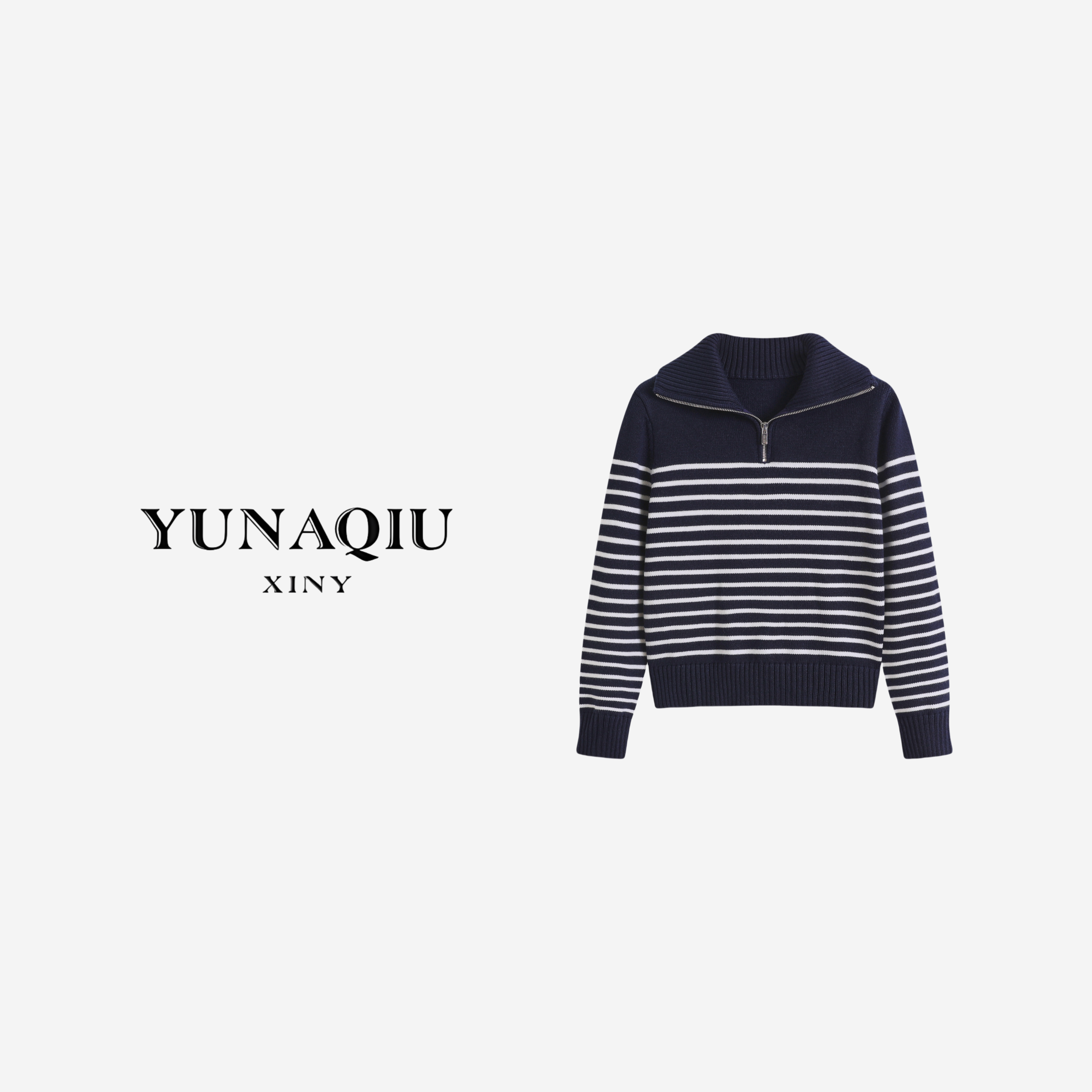 YUNAQIU-长袖套头针织衫百搭毛针织衫-9658