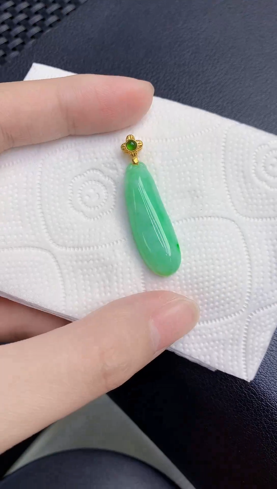 颈饰未镶嵌翡翠天然翡翠缅甸A货