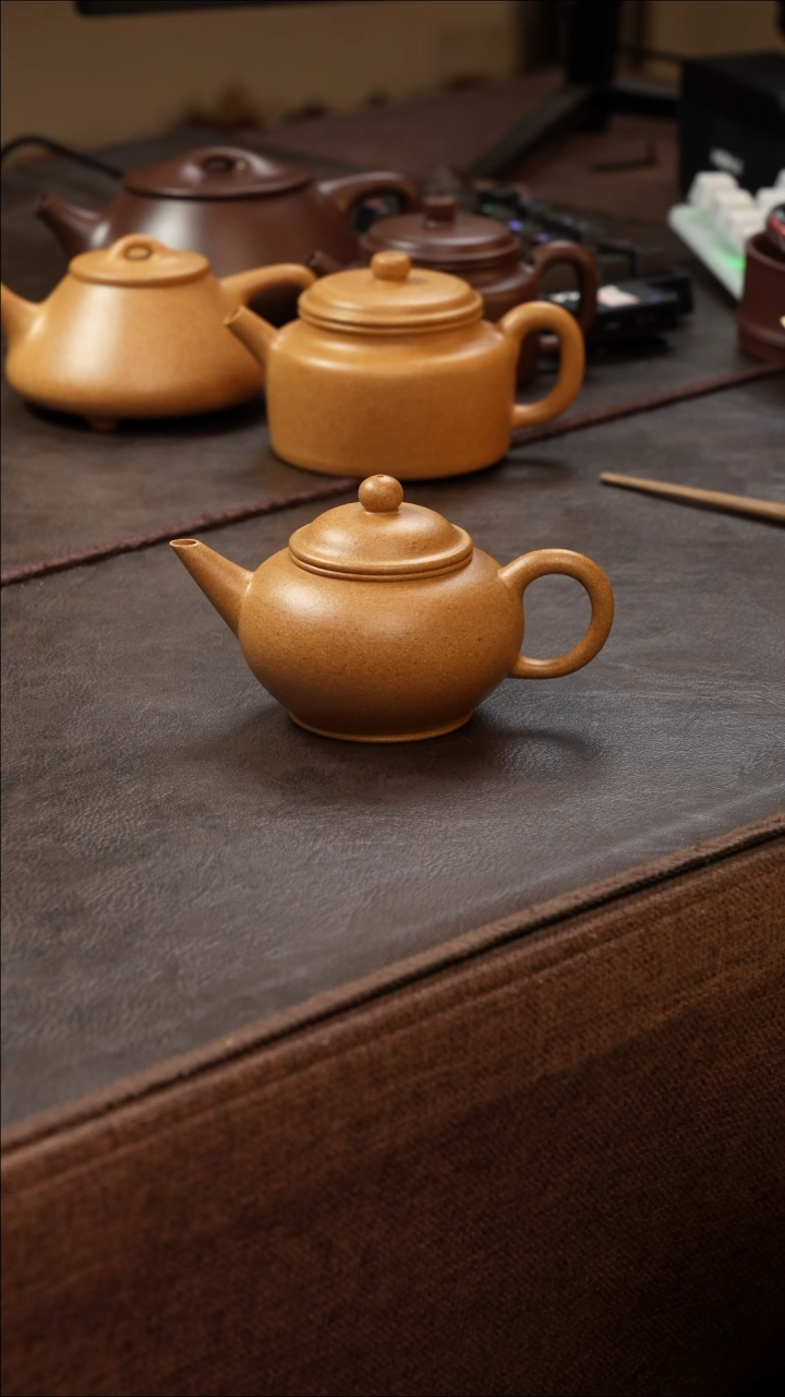 茶壶紫砂壶·17黄金段水平150cc