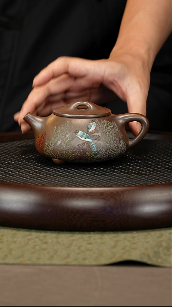 茶壶紫砂30 张赦棠 龙窑一号柴烧 石瓢280cc