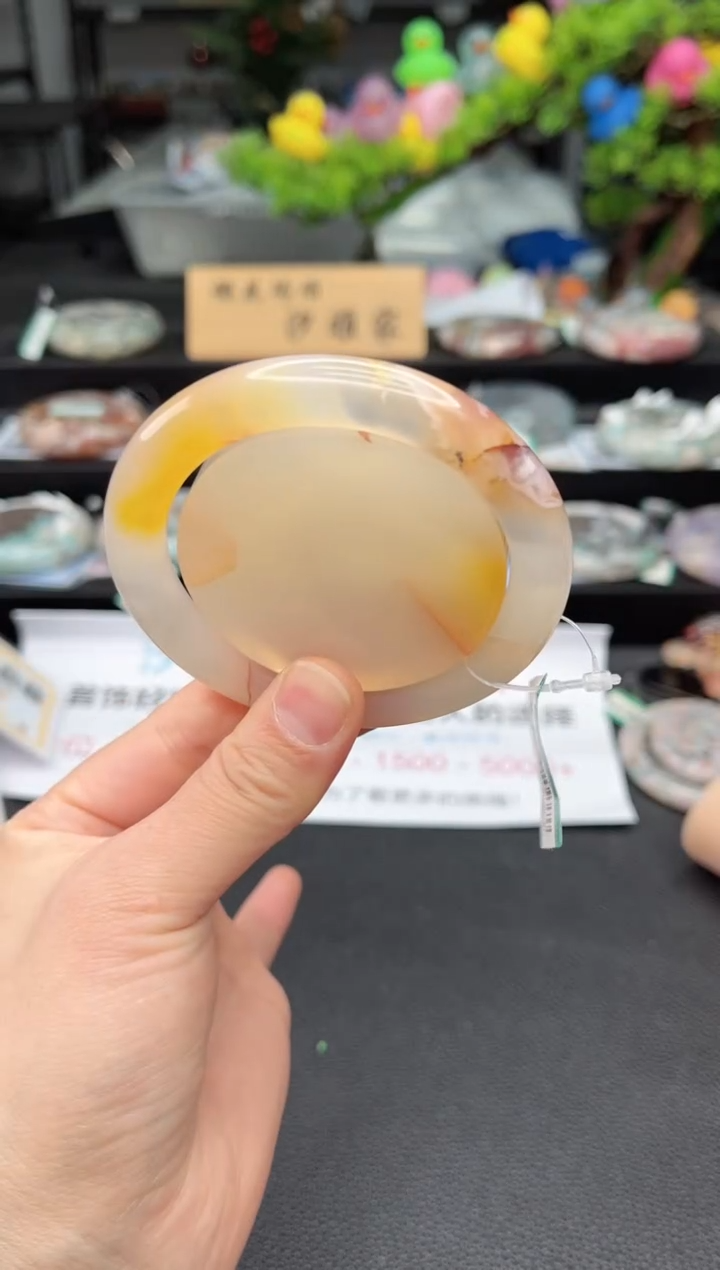 石英质玉未镶嵌手镯58圈口（赠品镯心）3751482