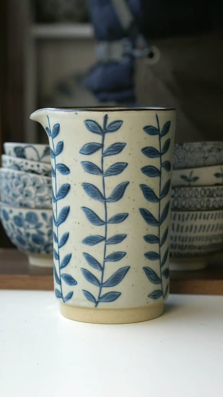 【闪购商品】陶瓷手绘藤蔓花器@4-2@