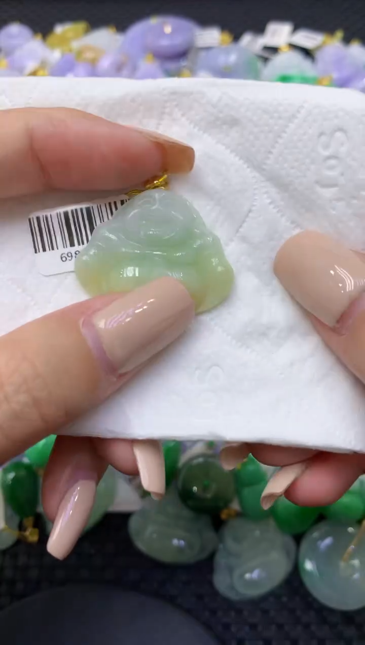 颈饰未镶嵌翡翠天然缅甸翡翠A货