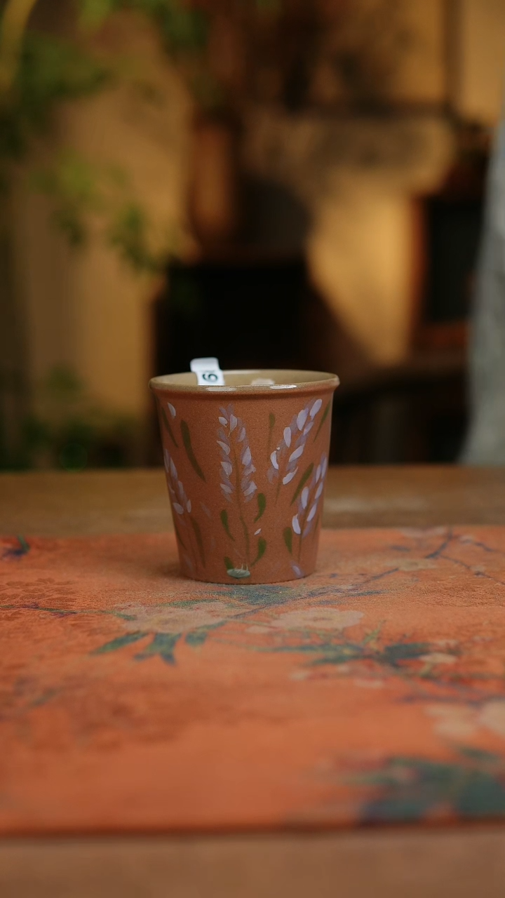 【闪购商品】瓷片1966景德镇手工手绘釉下彩高温瓷