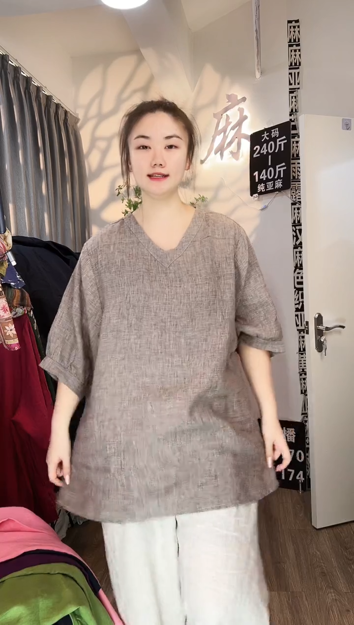 亚麻大码女装系列。140斤-240斤