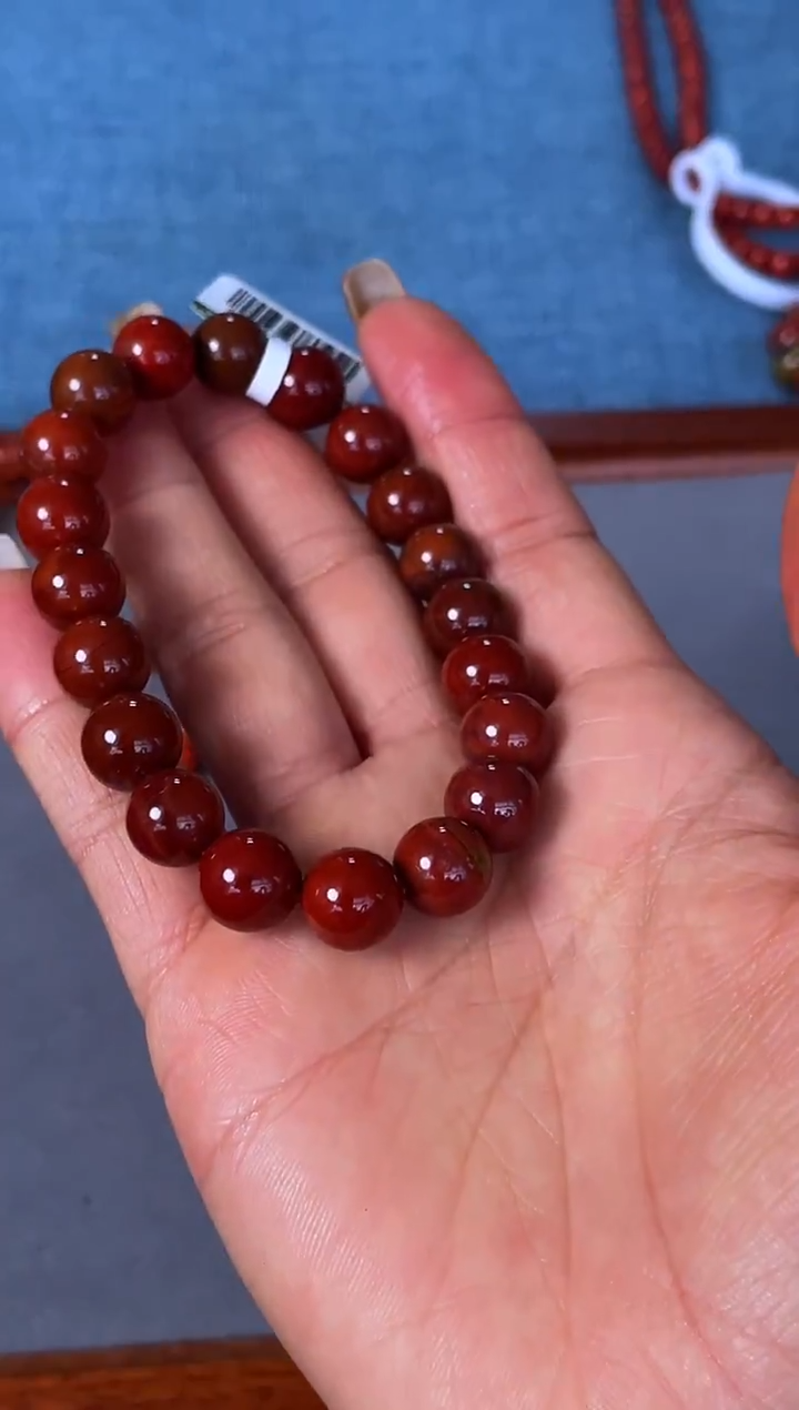未镶嵌手串南红玛瑙N13凉山瓦西料单圈
