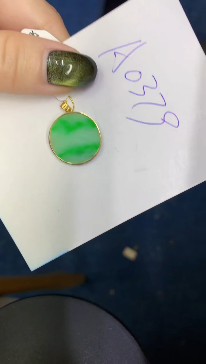 【闪购商品】翡翠颈饰18K金镶嵌000000000