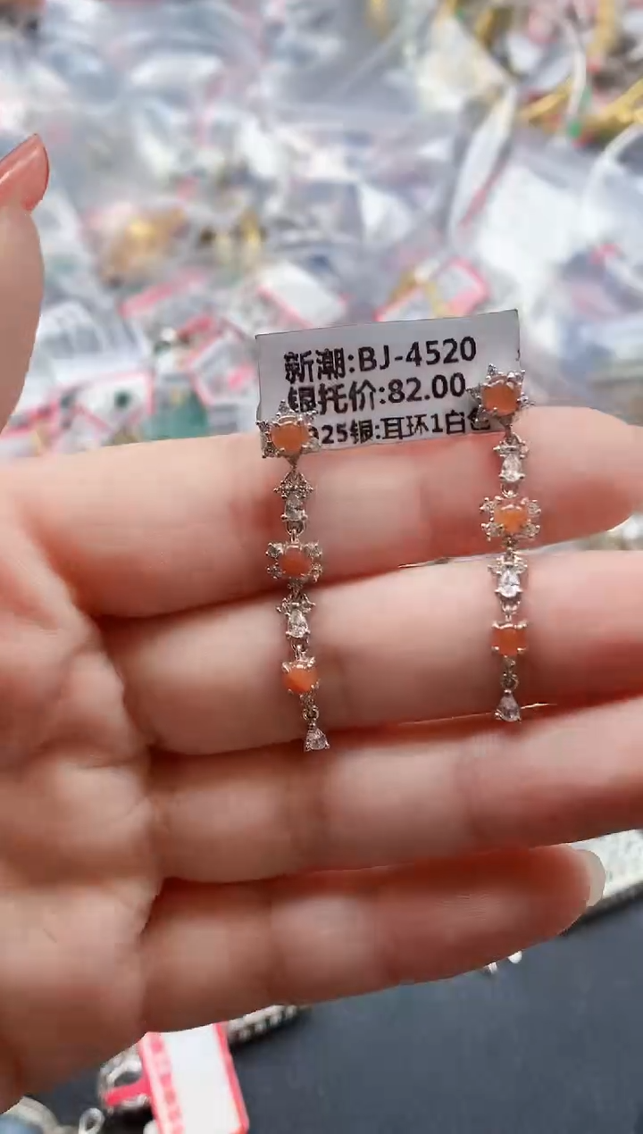银S925镶嵌戒指翡翠天然A货缅甸翡翠