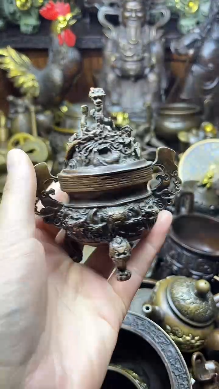 闪购链接，点击下单，有运费险，铜摆件