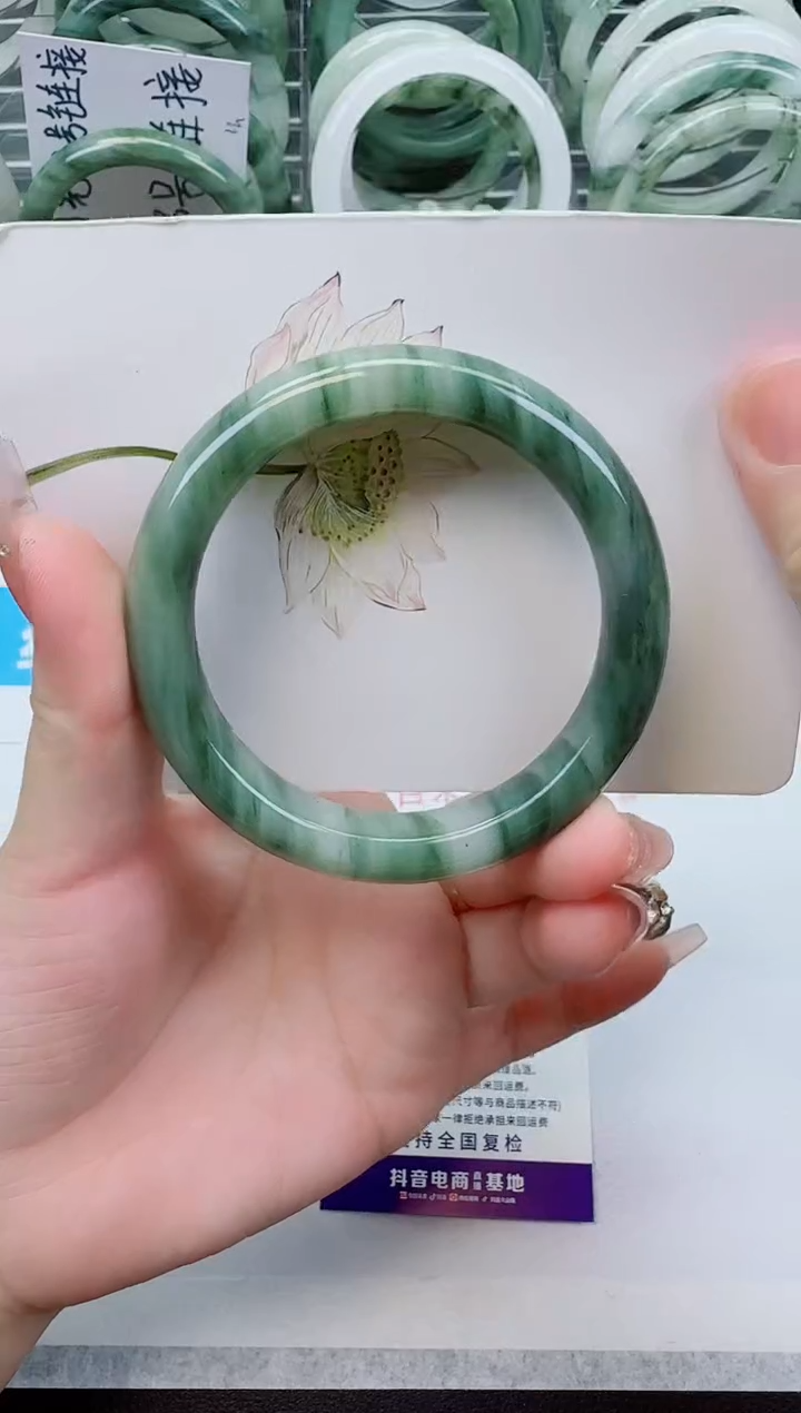 【闪购商品】石英质玉手镯未镶嵌244号/56-57圈