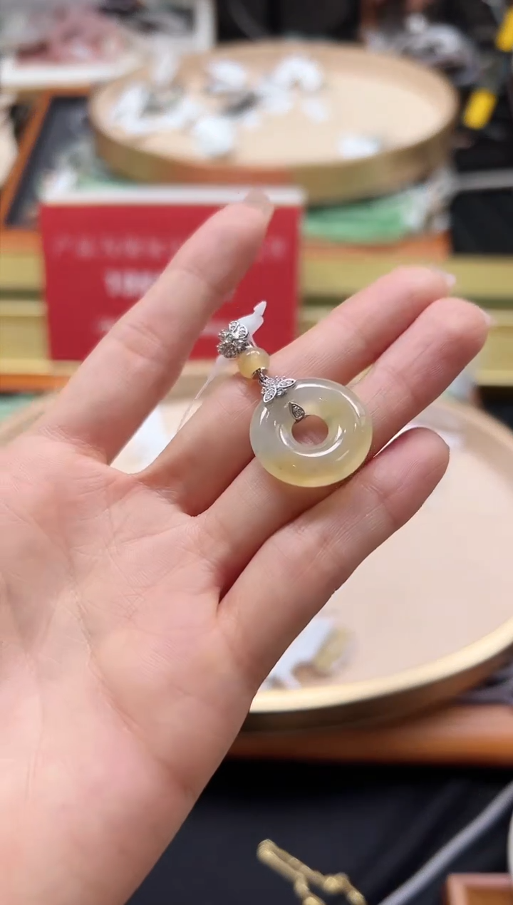 【闪购商品】翡翠颈饰18K金镶嵌DFZ0307-38