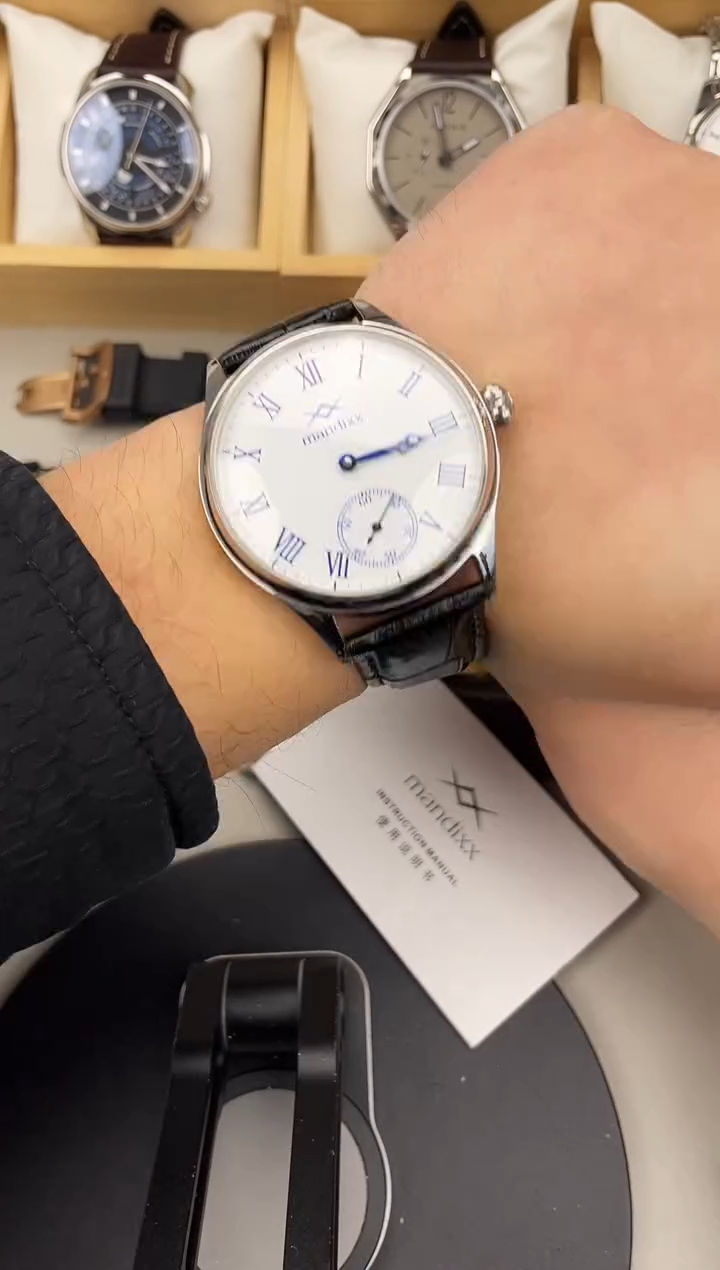 手动机械机芯锻造碳钢白盘手卷