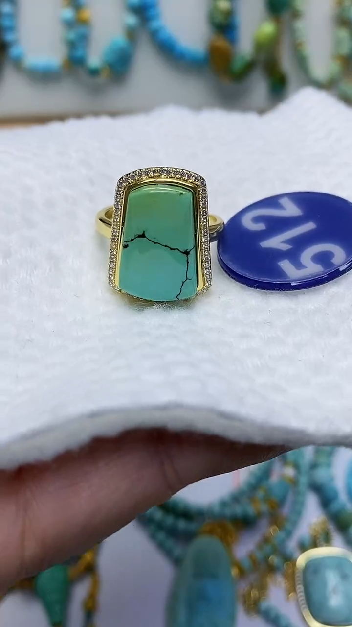【闪购商品】绿松石戒指合金512戒指