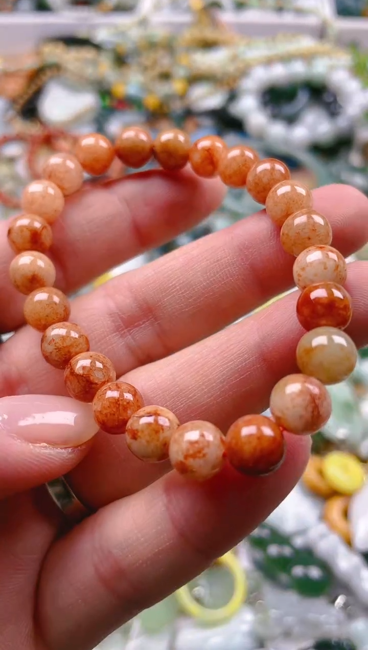 【闪购商品】翡翠颈饰未镶嵌7MM/T/翡翠A货一图一物