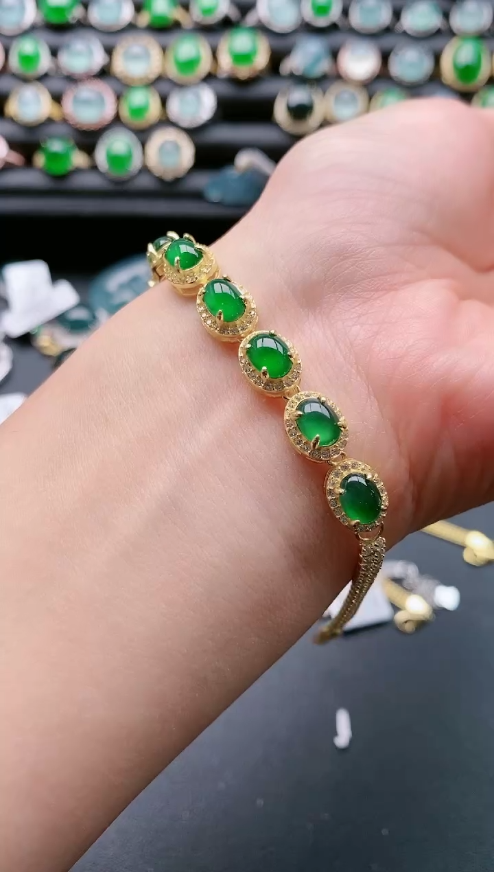 【闪购商品】翡翠戒指银S925镶嵌11111