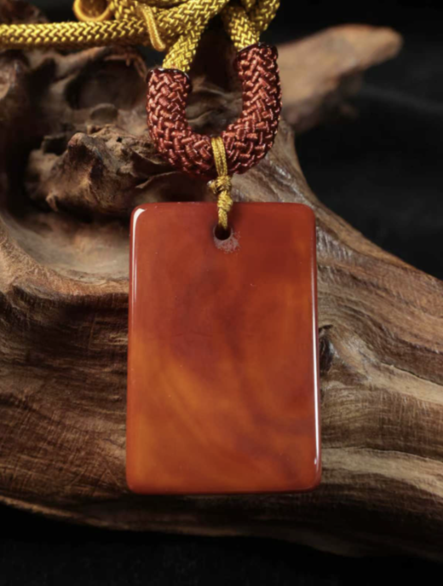 矿玉行-玛瑙无事牌-YJ55-新人福利