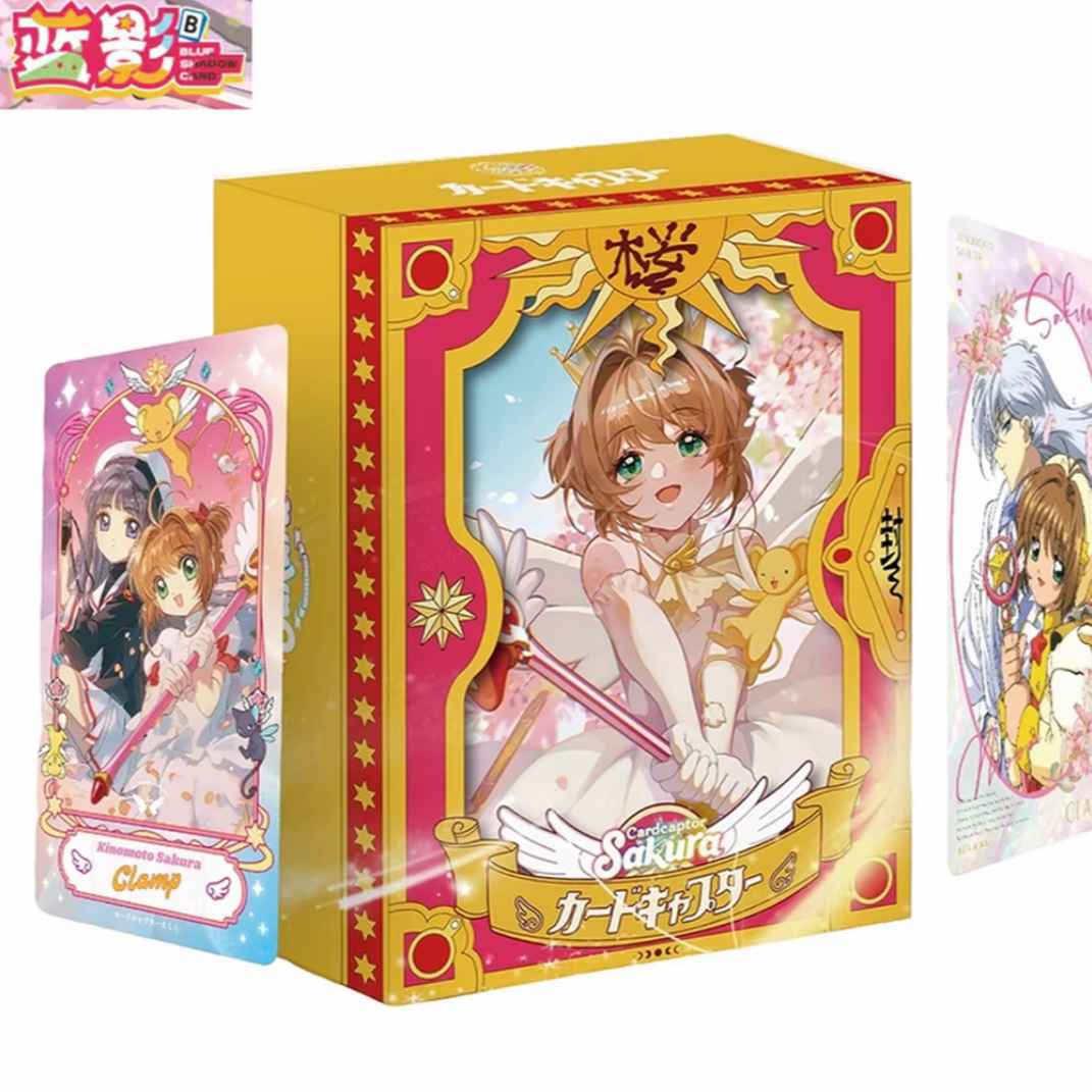 K【福袋】随机普卡10张+关灯下单奶一包蓝影魔卡少女樱 收藏卡牌