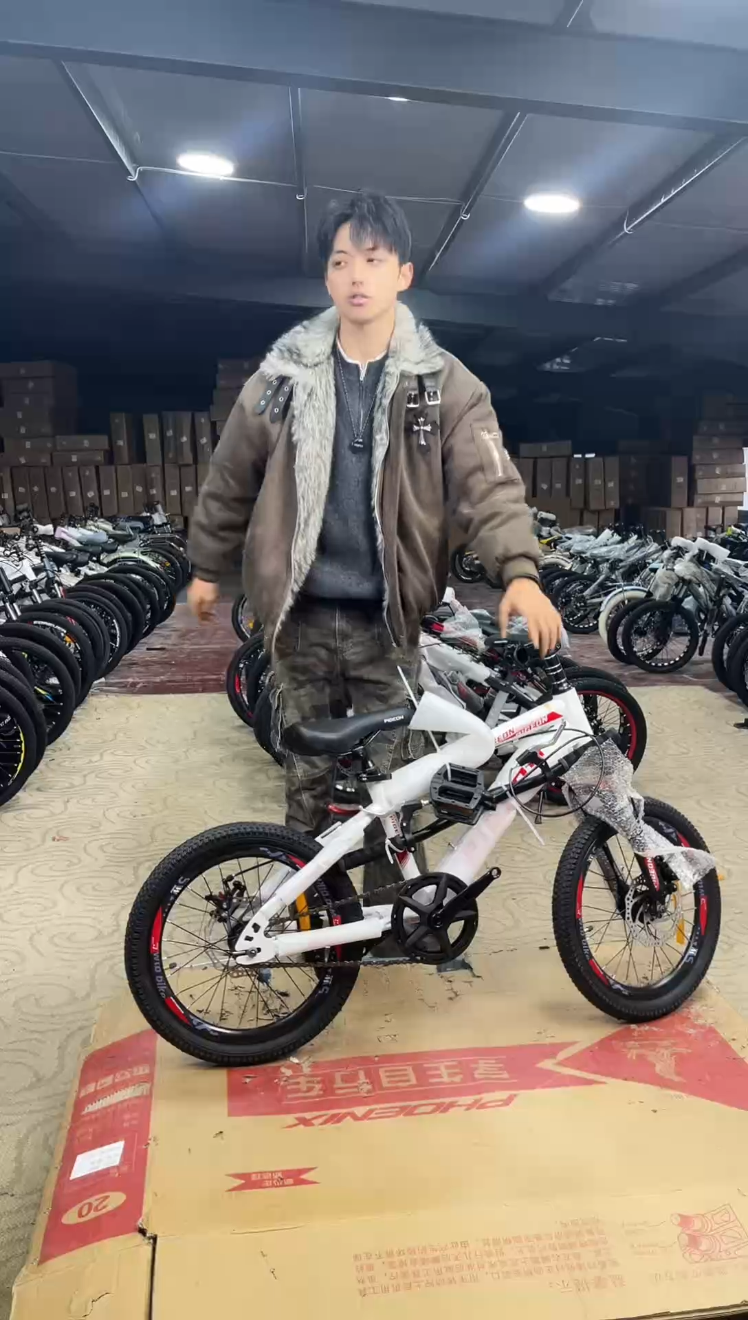 18寸-单速-白【默认微瑕，不退不换，介意勿拍】