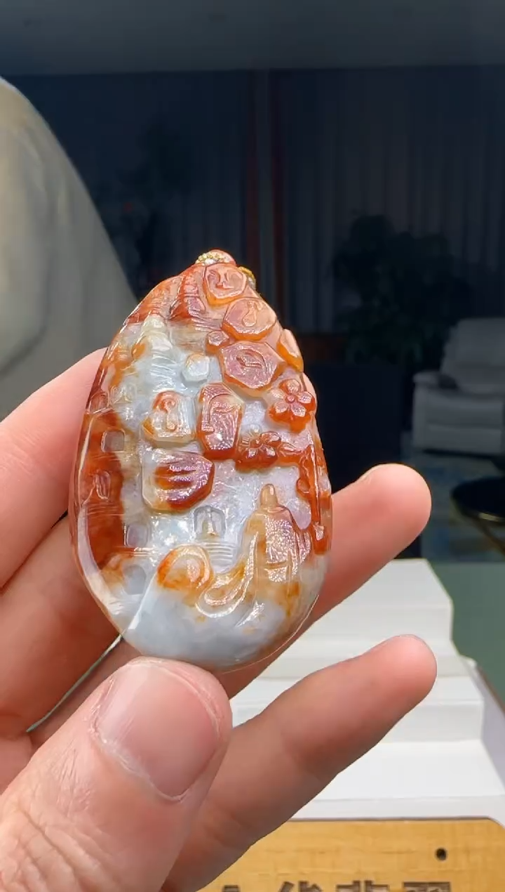 【闪购商品】翡翠吊坠(不含链)未镶嵌DY@@960Q3J12736