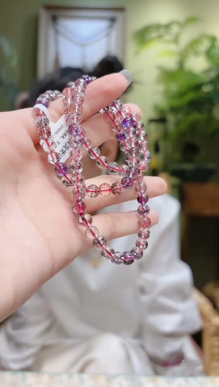 【闪购商品】水晶手串未镶嵌超七手串3圈6.1