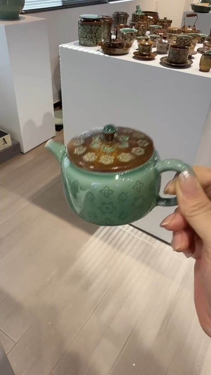 青瓷手工茶器包邮