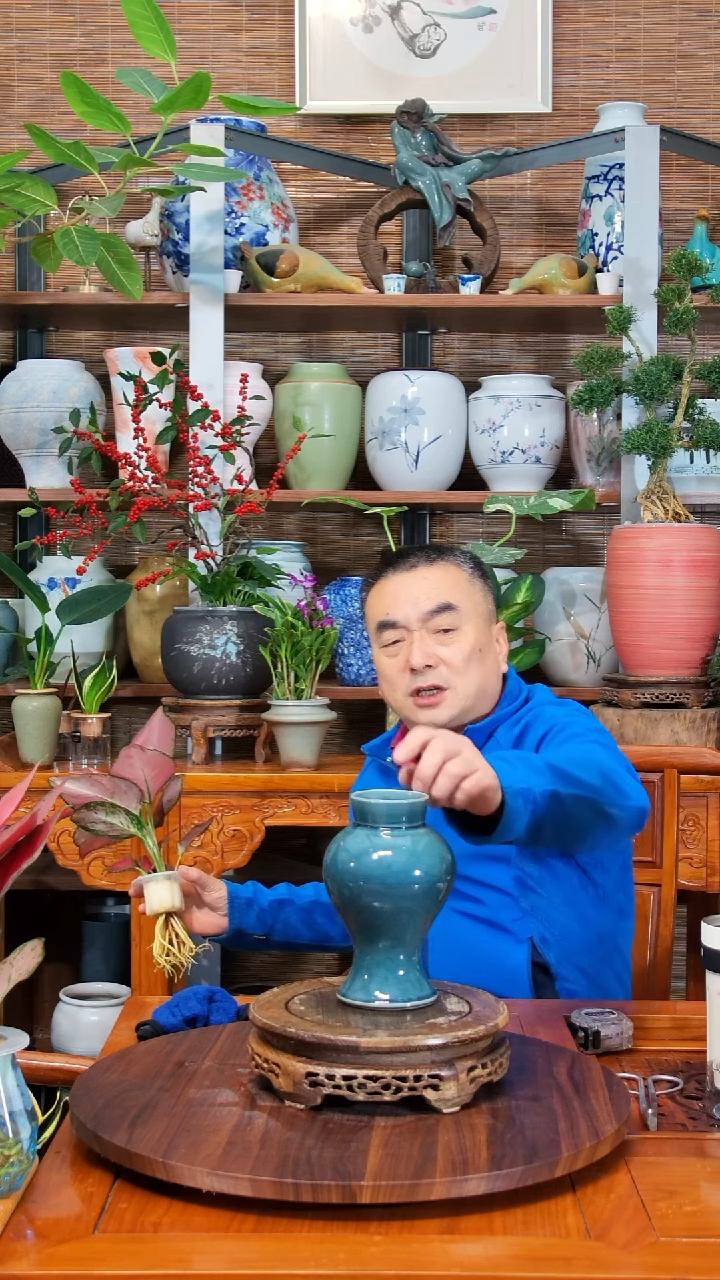 无花朵小*水之韵水培瓷器瓶