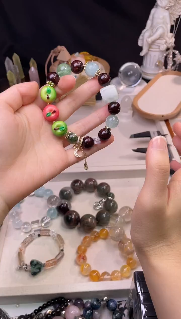 未镶嵌手链水晶多样性发货