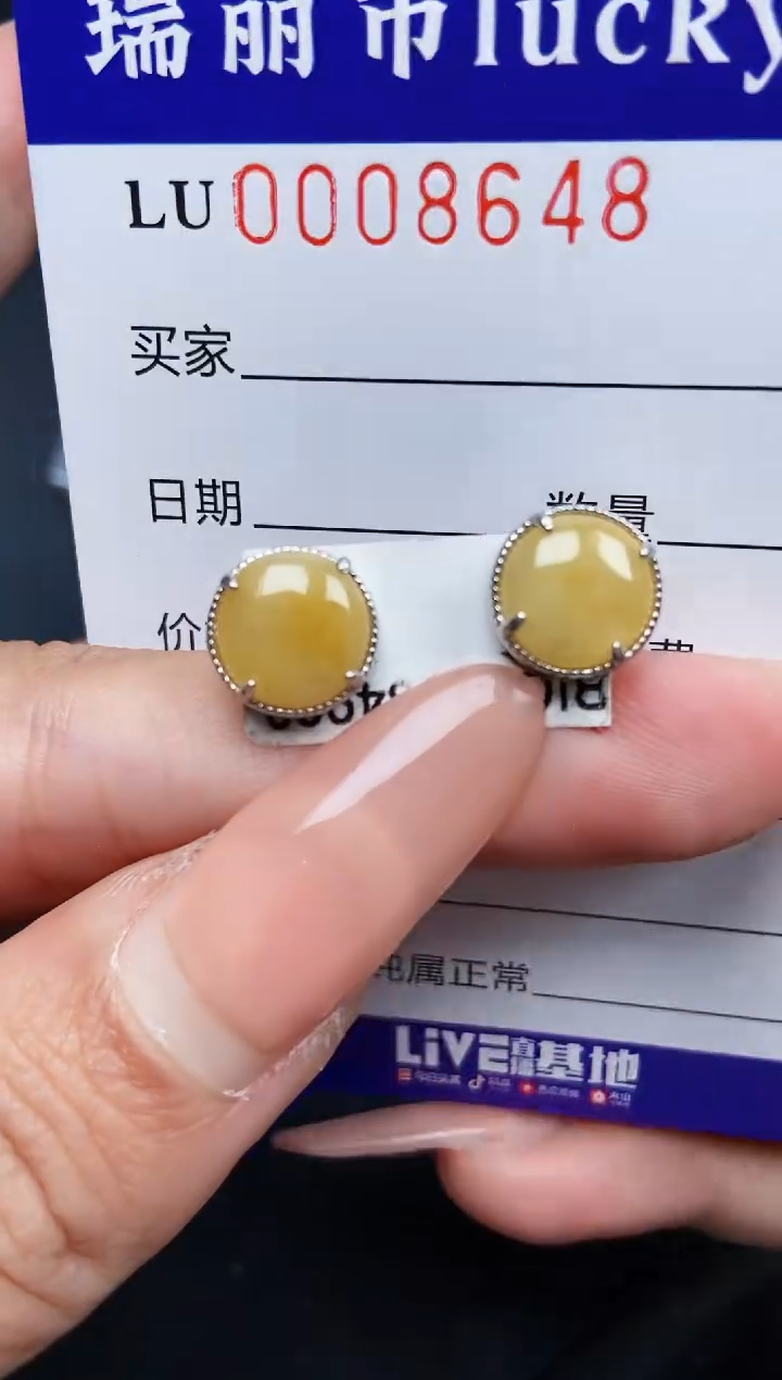 【闪购商品】翡翠颈饰银S925镶嵌8648