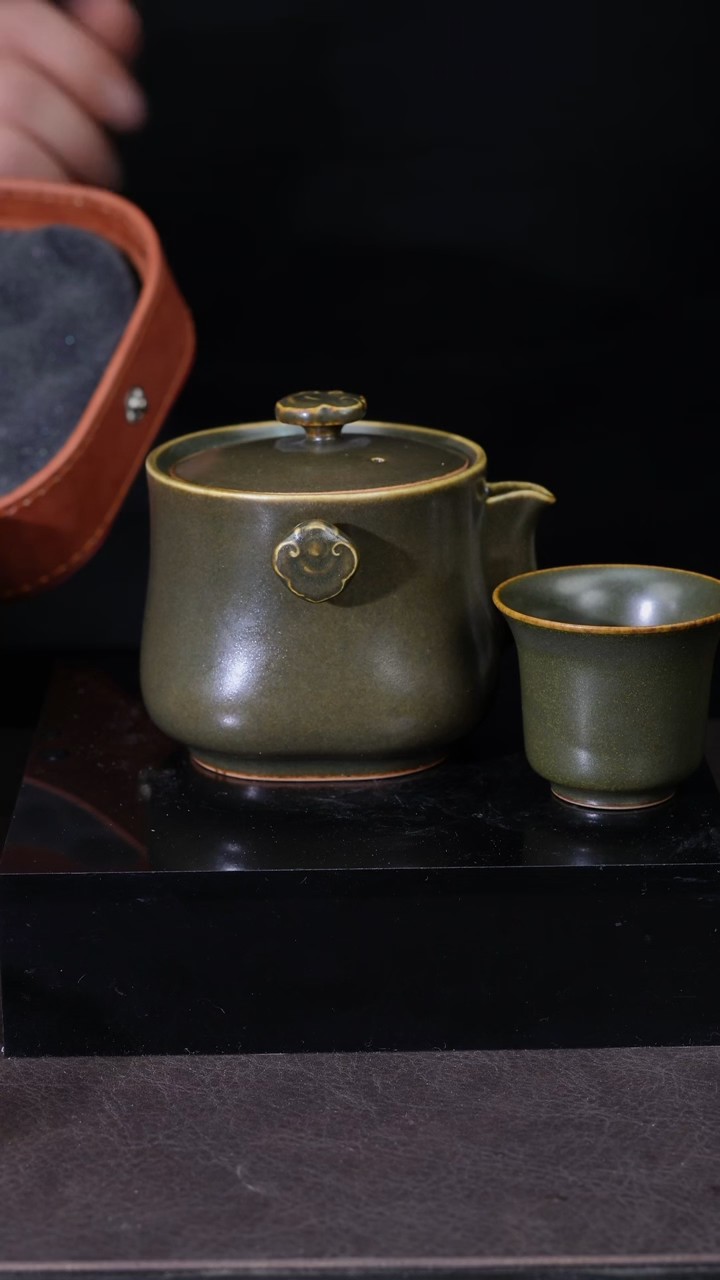 【闪购商品】其他茶叶末祥云手抓壶