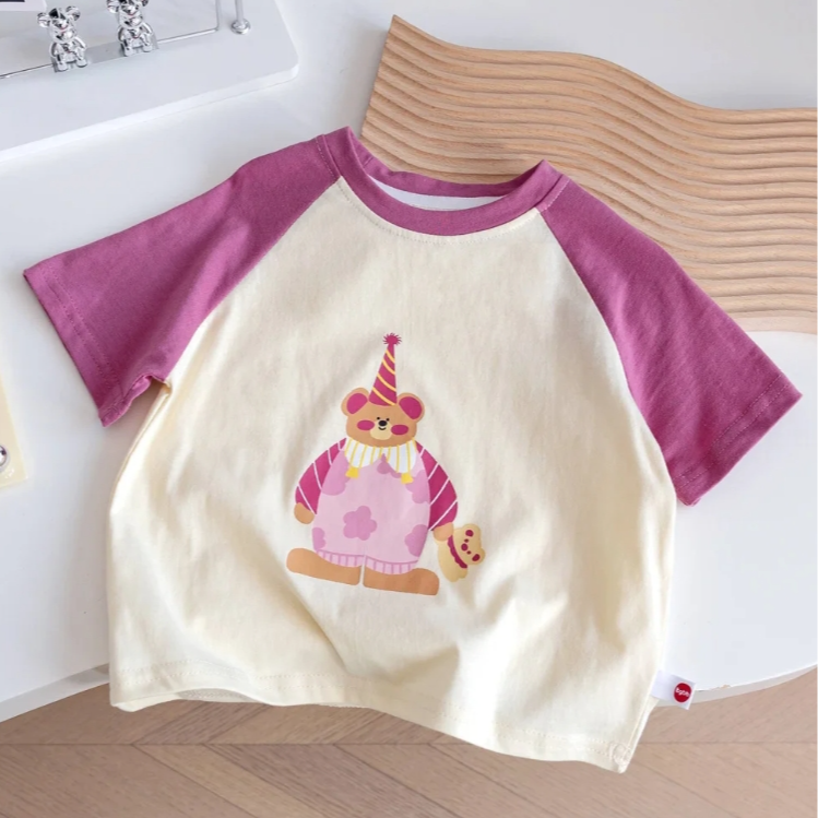 猪新款儿童短袖T恤80