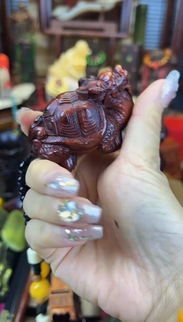 檀香紫檀（小叶紫檀）手把件