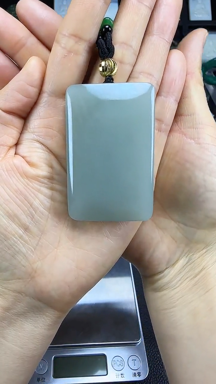 颈饰未镶嵌和田玉无事牌