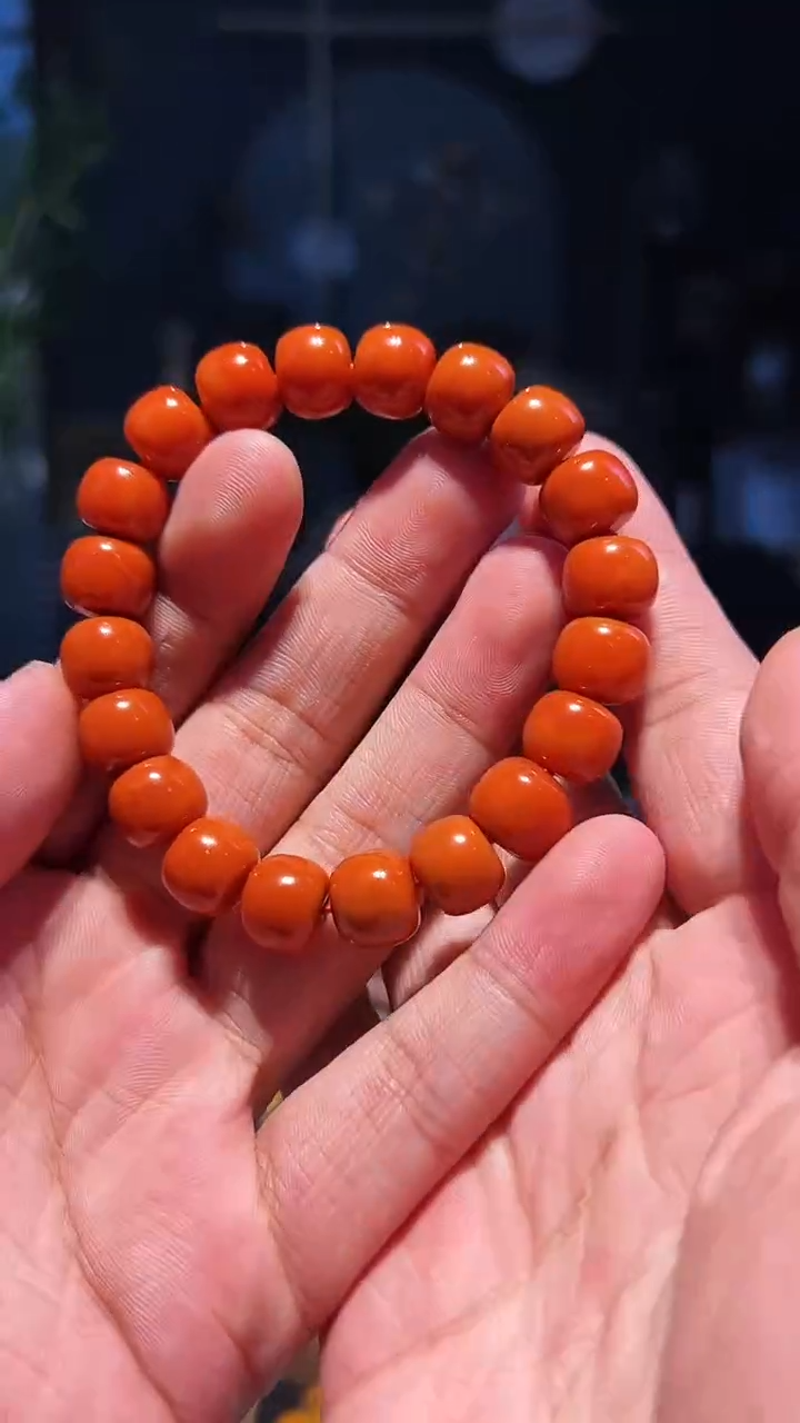 【闪购商品】南红玛瑙手串未镶嵌11左右单圈